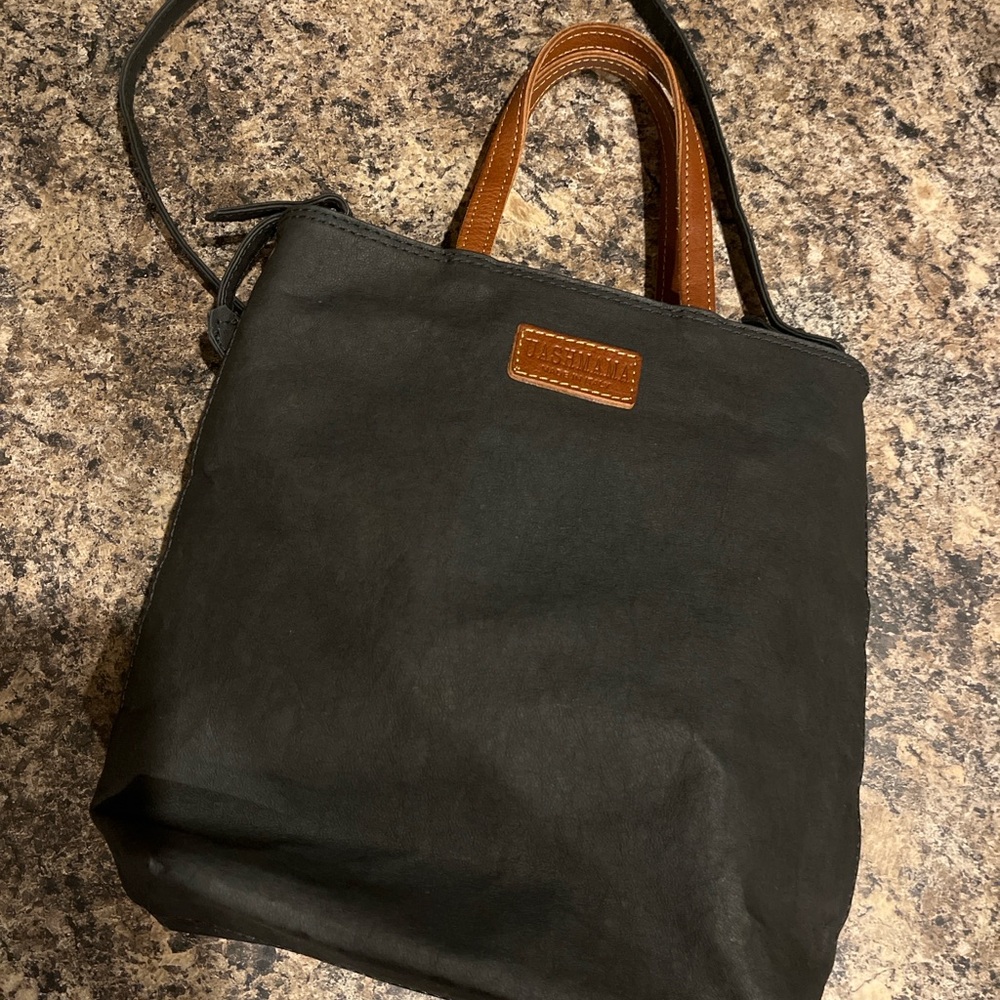 Stylish Black and Brown Tote Bag